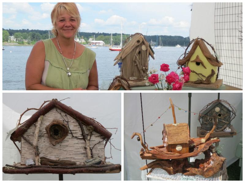 Custom birdhouses by Lily Rose. (Photo by Erica Thoms)