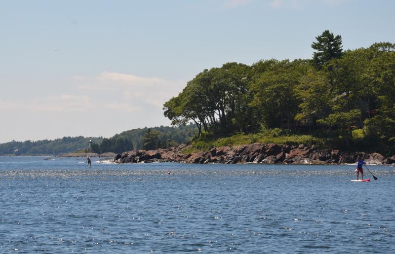 Out past Camden Harbor to Lincolnville Beach. (Photo by Lynda Clancy)