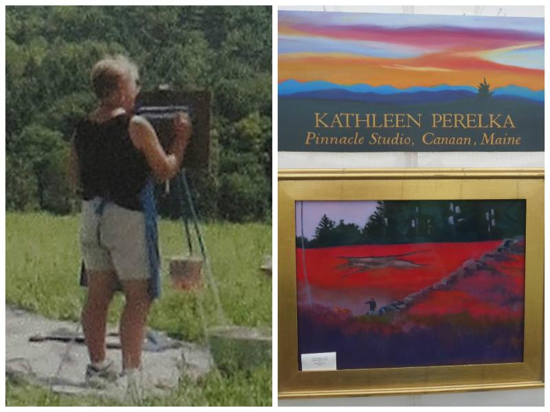 Pastal painter kathleen Perelka. (Photo by Erica Thoms)