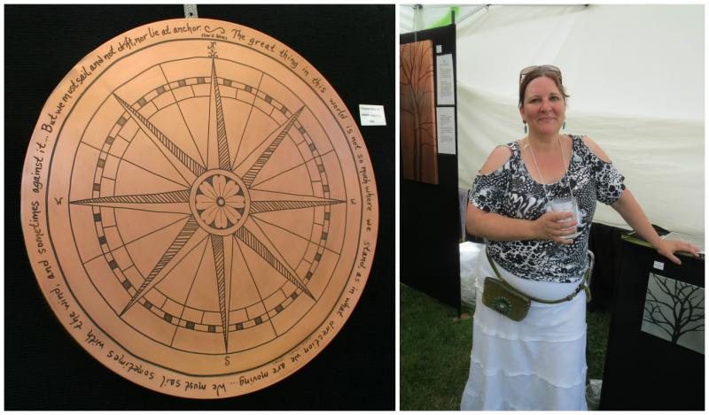 Teresa Mowery and her PatinaStudio. (Photo by Erica Thoms)