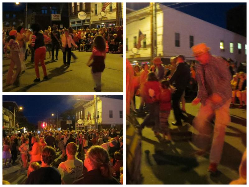 Revelers join in a ‘Soul Train’ routine. (Photo by Erica Thoms)