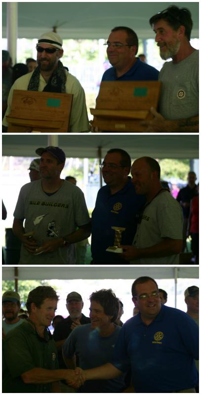 Top honors (and top picture placement) went to The D Team, followed by Bile Builders with The First Mates coming in third.