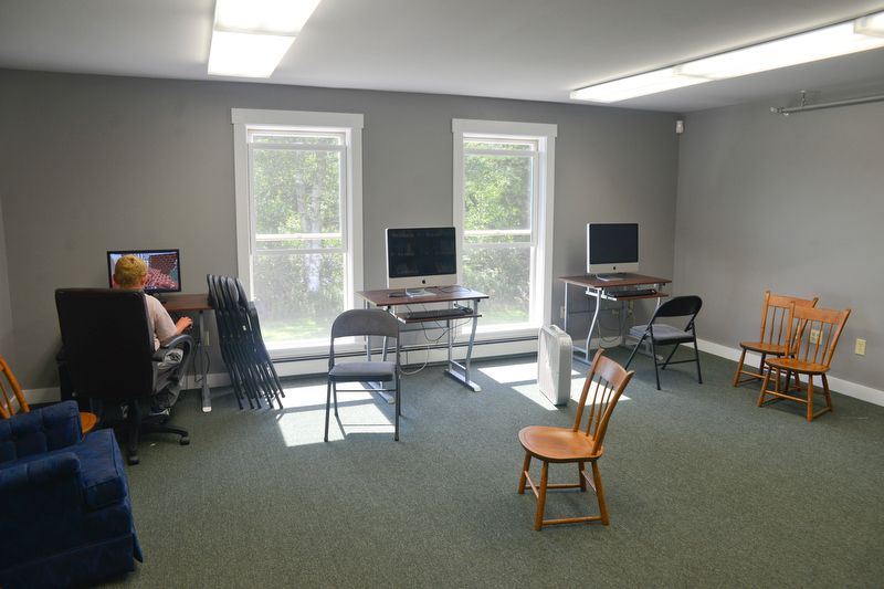 The library's After School Program room has computers, wifi, games, and activities for the school age children to come to. It runs from 3-6 pm Monday through Friday. (Photo by Ron Hawkes)