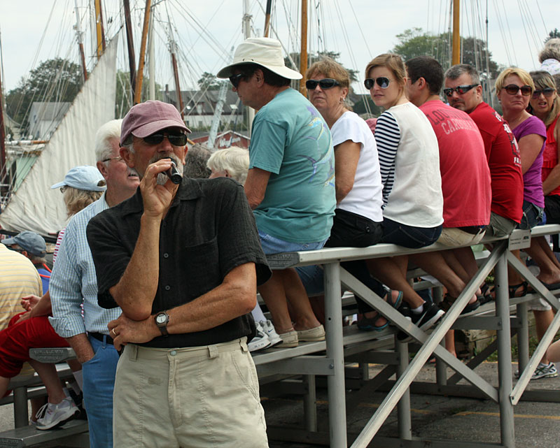 Inventor and Camden resident Jory Squibb was organizer of this year’s Build-a-Boat contest. (Photo by Holly S. Edwards)