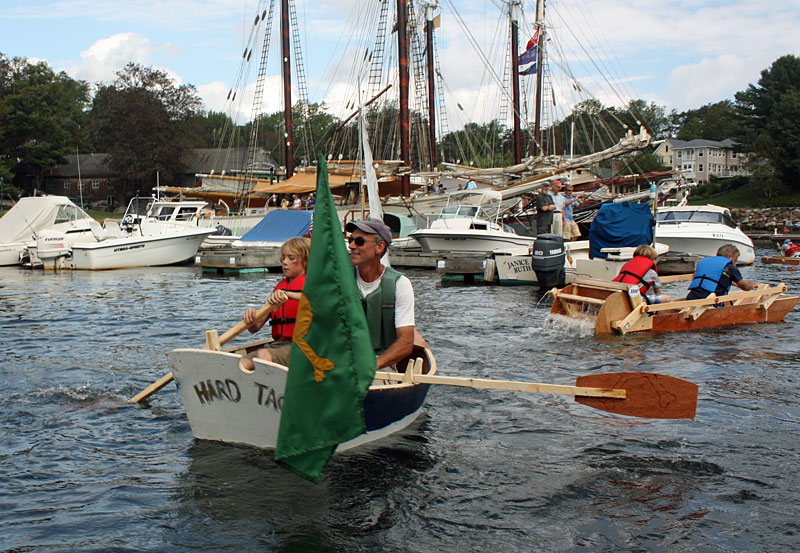 In theory, a sail can help keep a boat from rolling as well as keep the bow to the wind, or just off the wind. (Photo by Holly S. Edwards)
