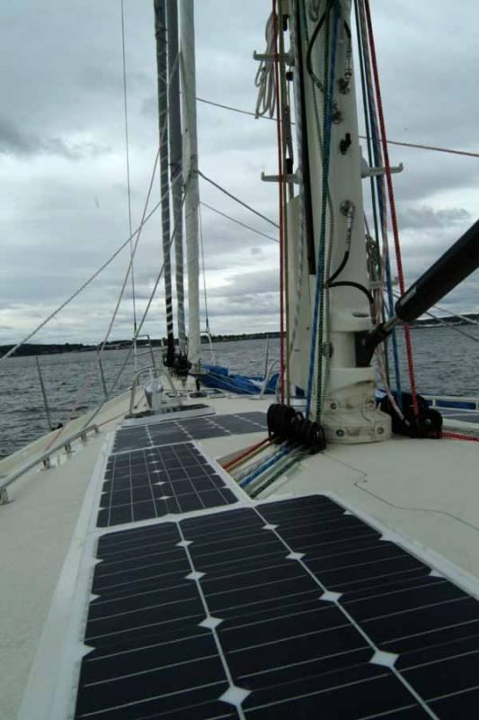 Whether it is transformed into wind or photovoltaic energy, the sun will drive Kiwi Spirit as she carries Stanley Paris around the world. (Photo by Shlomit Auciello)