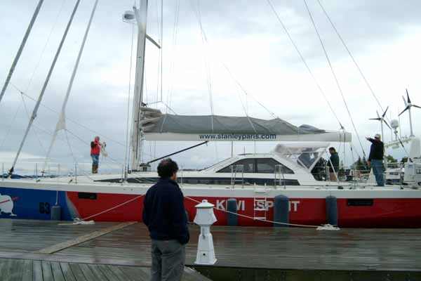 Kiwi Spirit at the Rockland Public Landing. (Photo by Shlomit Auciello)