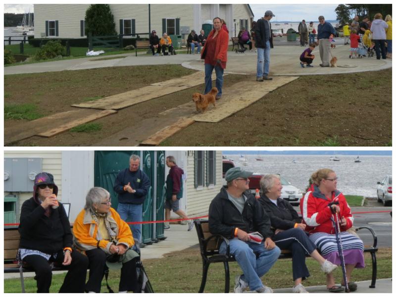 Participants navigate a muddy entrance. (Photos by Erica Thoms)
