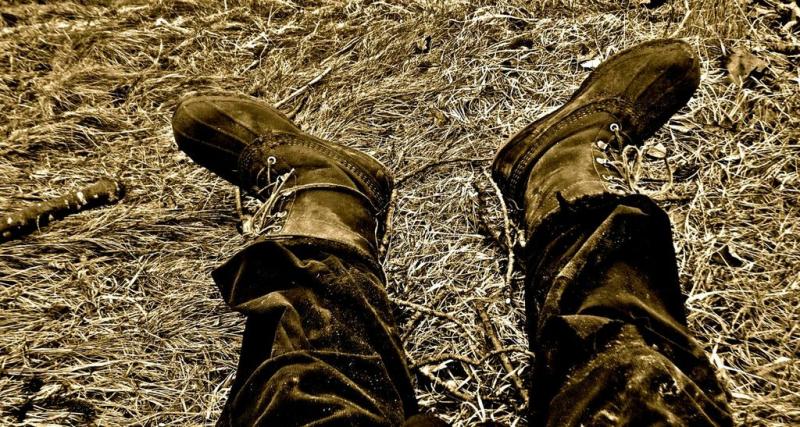 The boots. Courtesy Elisa Wite Hurley