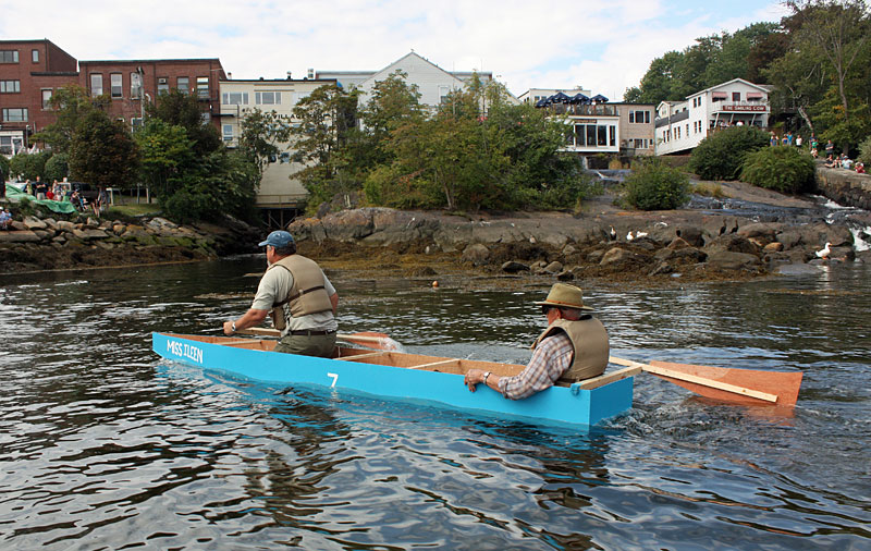 One motor and a steering wheel for Miss Ileen. (Photo by Holly S. Edwards)