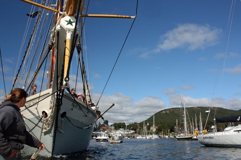 Leaving the Camden Hills, Mt. Battie in particular, behind. (Photo by Holly S. Edwards)