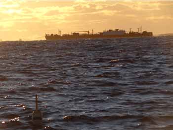 Even big ships, such as this one, will be worn away by the endless sea. (Photo Shlomit Auciello) Photo Shlomit Auciello