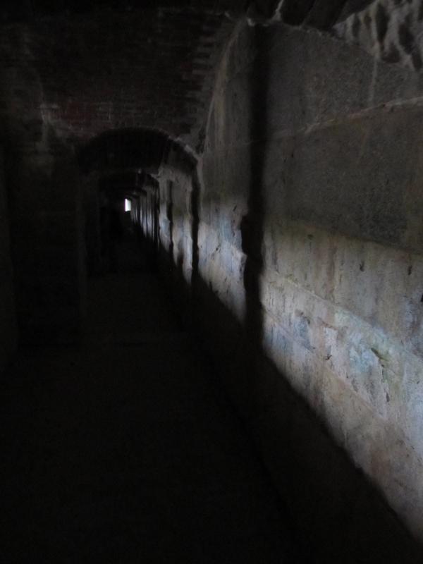 Be prepared for long dark hallways...with who knows who..or what...inside them! (Photo by Kay Stephens)