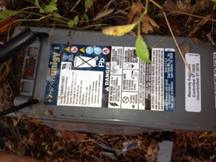 The lead sulfuric acid gel batteries are sealed at the factory. (Photo courtesy of Rockport Fire Department)