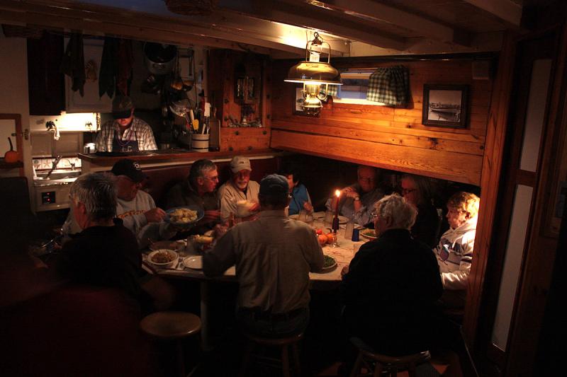 The last supper... (Photo by Holly S. Edwards)
