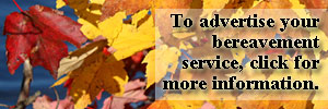 Bereavement Services House Ad