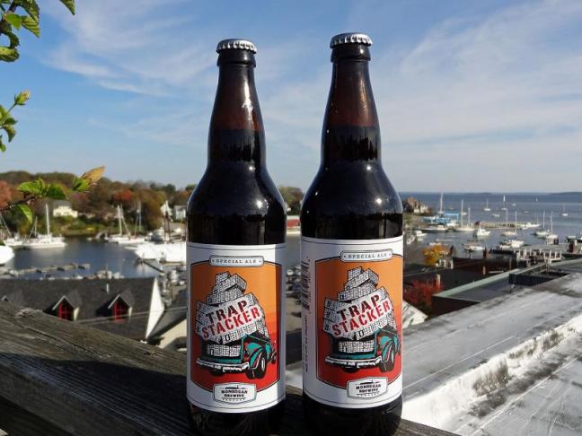 Trap Stacker Ale is available at French & Brawn for a limited time. (Courtesy Monhegan Brewing Company)