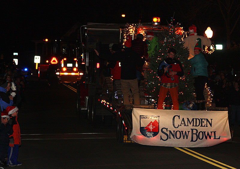 A parade through Camden for Christmas by the Sea PenBay Pilot