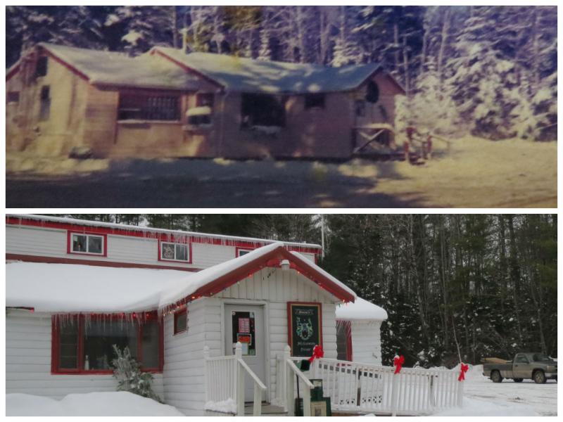 The Moran’s keep an old picture of the diner pre-renovation - a much smaller restaurant than the one standing today.