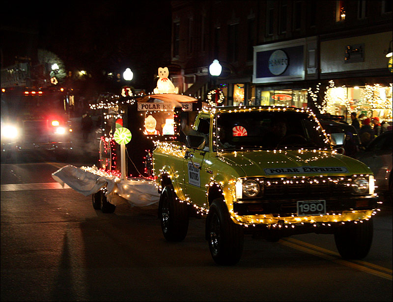 A parade through Camden for Christmas by the Sea PenBay Pilot