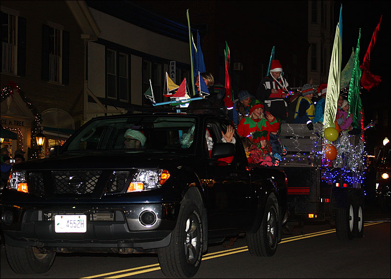 A parade through Camden for Christmas by the Sea PenBay Pilot