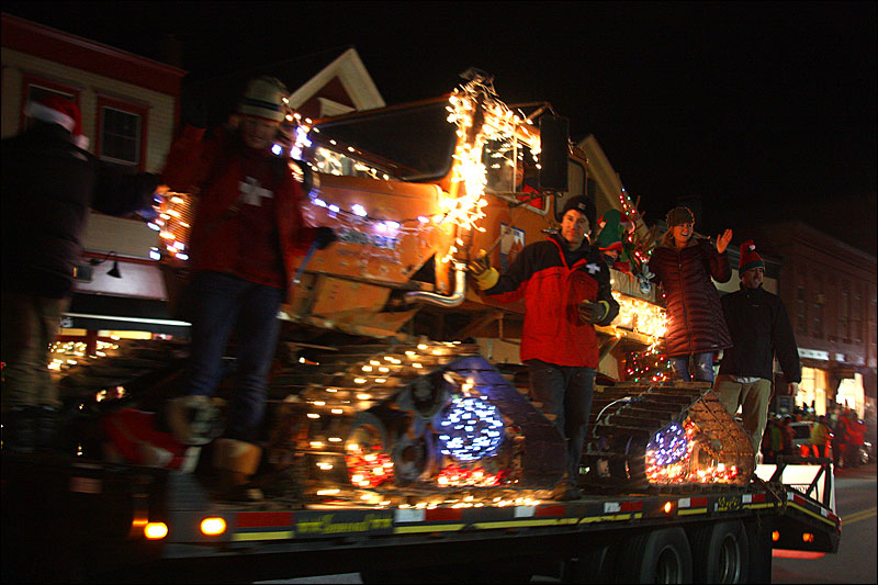 A parade through Camden for Christmas by the Sea PenBay Pilot