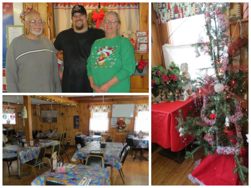 The Moran’s decorated their diner for the holiday season.