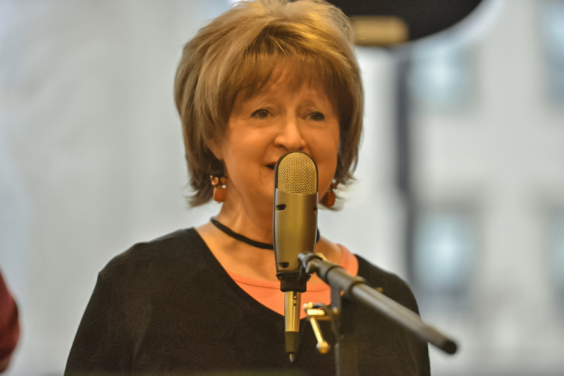 Lorna Prescott at the Sunday Jazz Jam in Thomaston. (Photo by Ron Hawkes)