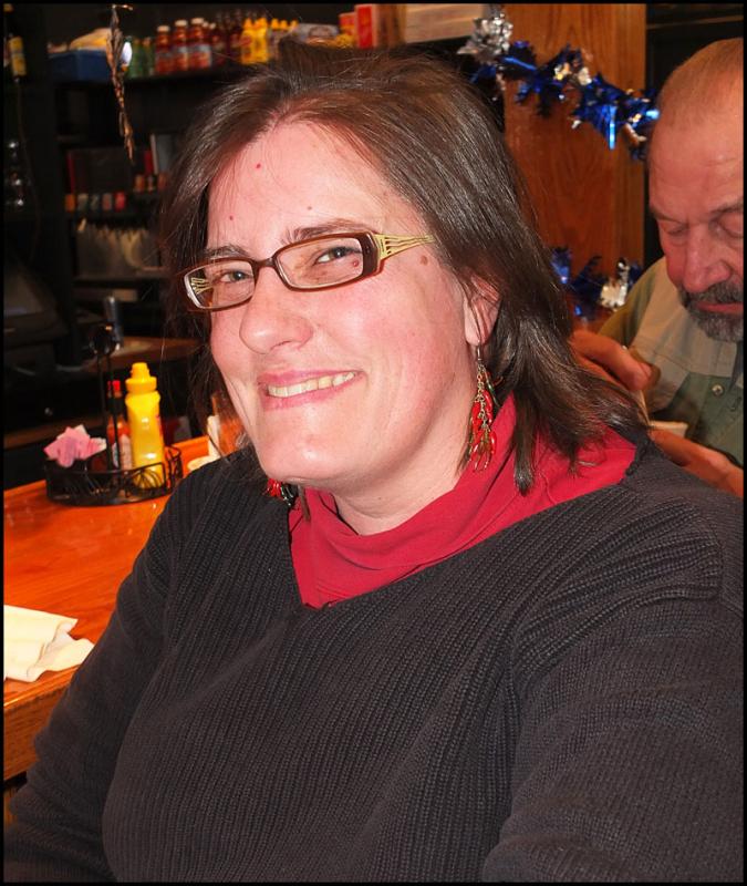 Allison Lakin, chowder critic: "The best thing about chowder is to start off with a good base. I taste the stock first and then the seafood.” (Photo by Chris Wolf)