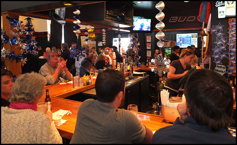 Trackside Bar. (Photo by Chris Wolf)