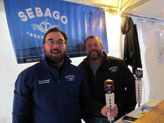 Joe Moran and Mike Bumiller from Sebago Brewing Company