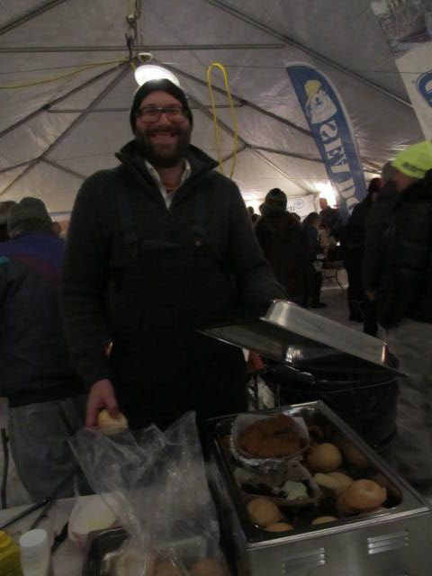 Sliders came in handy at the end of the evening from Big Bob’s.
