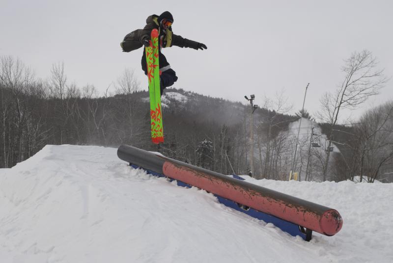 Jay Wilder at the Camden Snow Bowl. (Photo courtesy Jonah Cameron)
