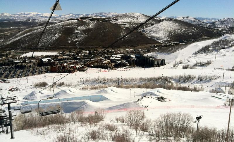 Park City, Utah, slope-style course. (Photo courtesy Ollie John Kimble)