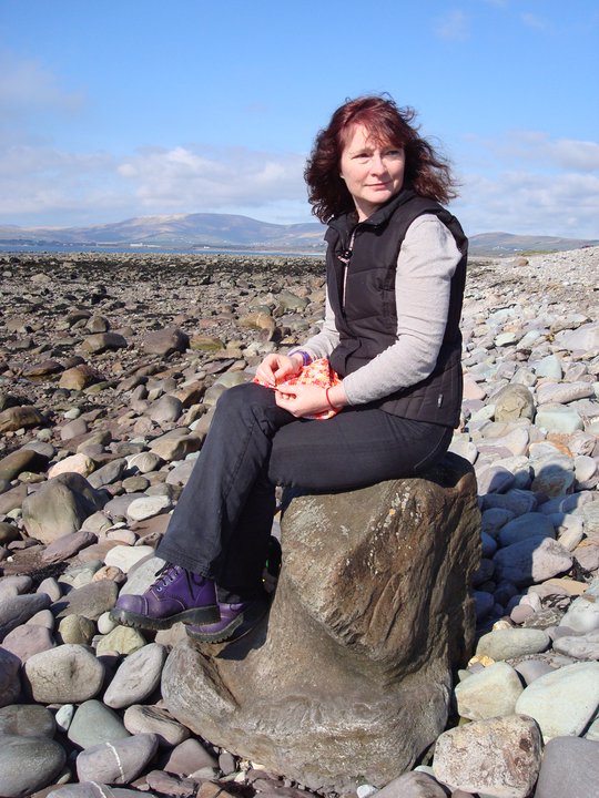 Rosemary Hill, on the rocks. (Photo courtesy Rosemary Hill)