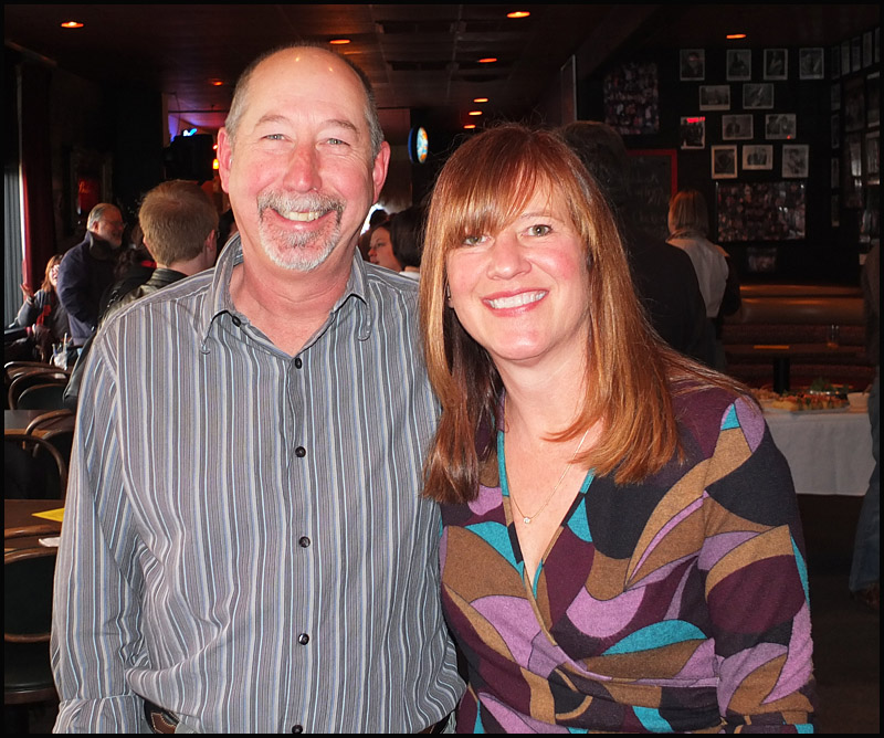 Time Out Pub owner Jim Beaulie (JB) and wife Kathy Thyng.