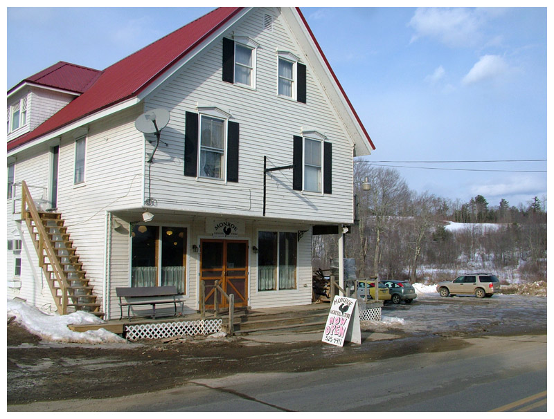 The building at 16 East Main St. was vacant for six years before it reopened in February as the Monroe General Store and Wicked Rooster Café. (Photo by Ethan Andrews)