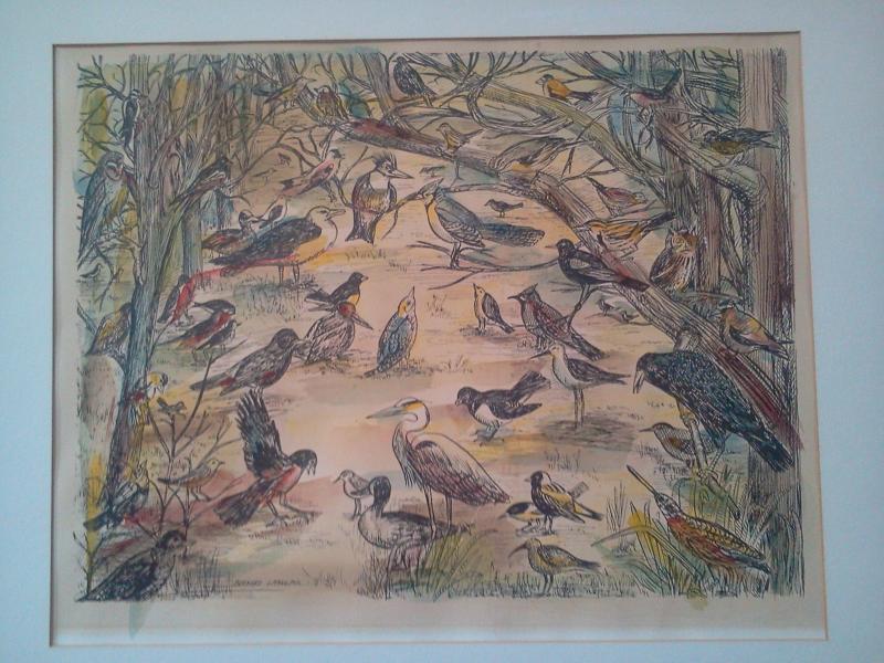 “The Wedding of the Birds” by Blackie Langlis. Courtesy of Suzi Thayer