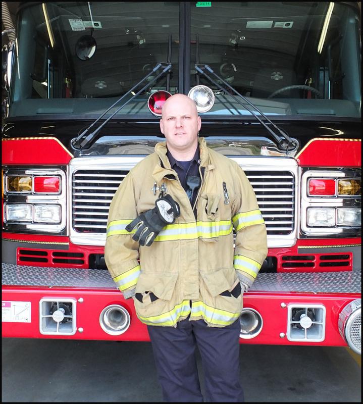 Rockland firefighter Patrick Lowe