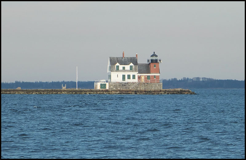 The Rockland Light on the way there and back.