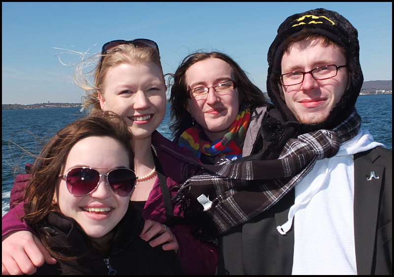 Chelsea Lord, of Belfast; Samantha Powell, of Bethel; Margaret Ker, of Winslow; and Chris Dublissie, of Brewer.