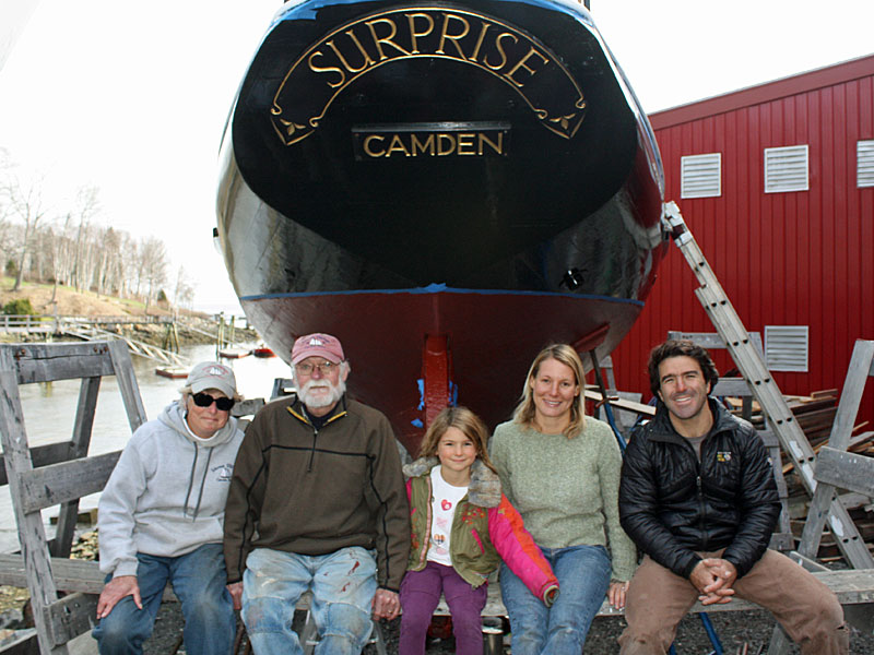 From left, Barbara and Jack Moore, Delfina, Nicole and Ramiro de Avecedo Ramos. (Photo by Holly S. Edwards)
