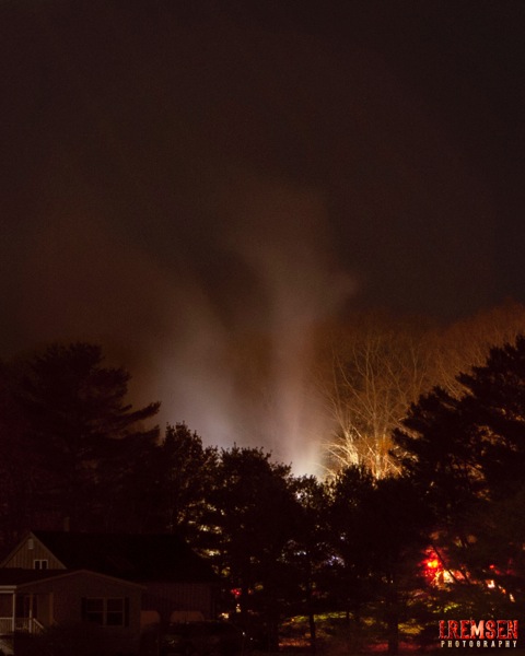 On Route 17 looking towards Rollins’ residence. (Photo by Isaac Remsen)