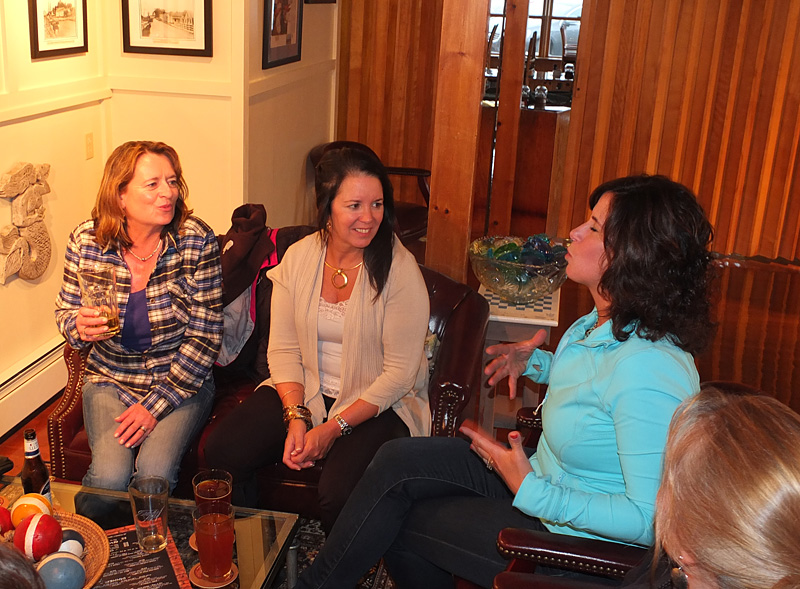 Trina Rollins, June Parent and Leslie Eaton. (Photo by Chris Wolf)