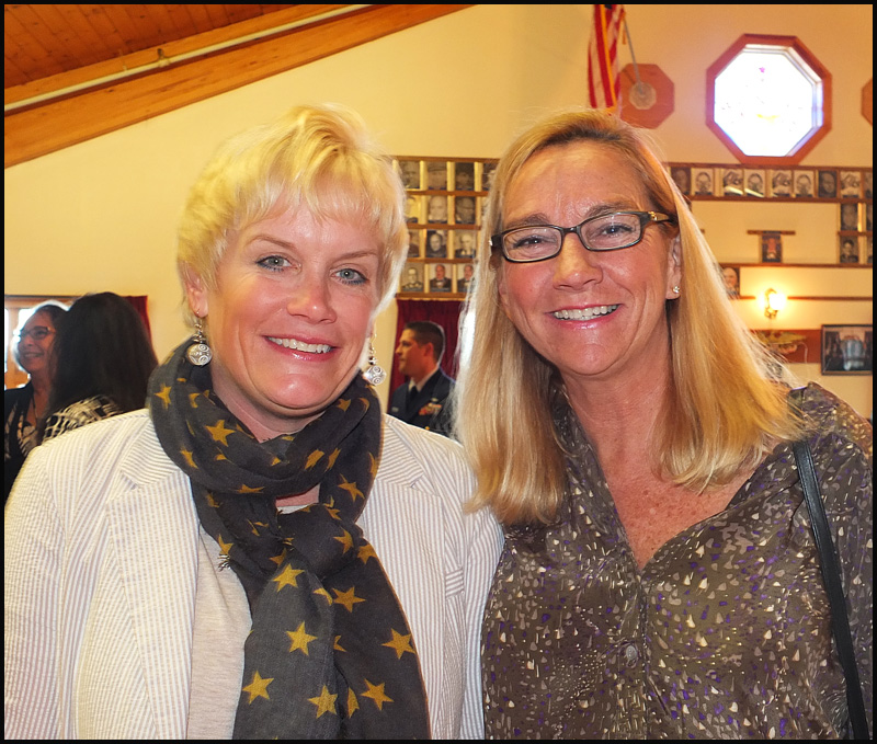 Celia Knight and Rockland City Councilor Louise MacLellan-Ruf