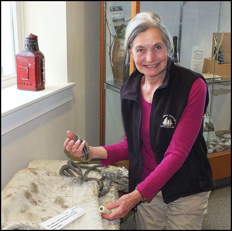 Capt. Linda Lee, of the schooner ‘Heritage.’