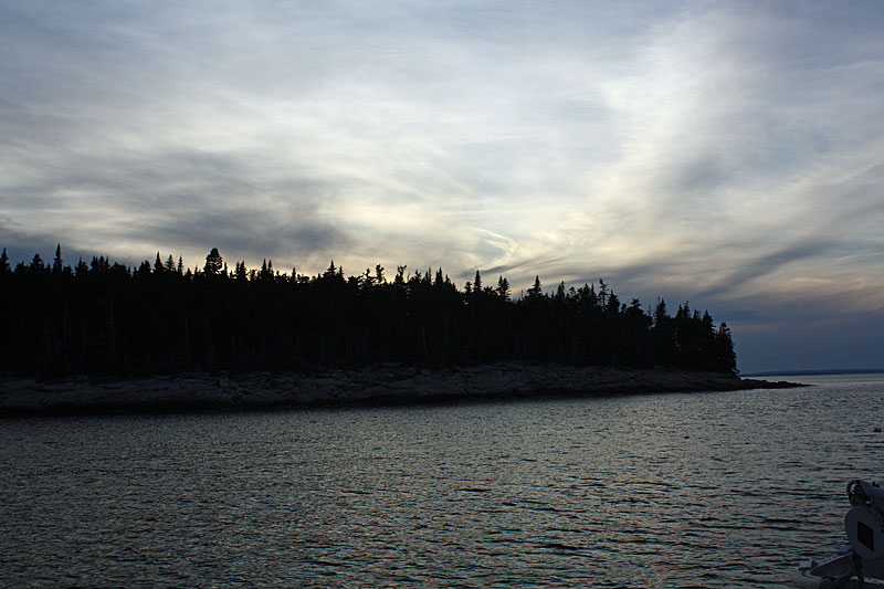 Monday evening’s sunset off Long Point on Marshall Island. (Photo by Holly S. Edwards)