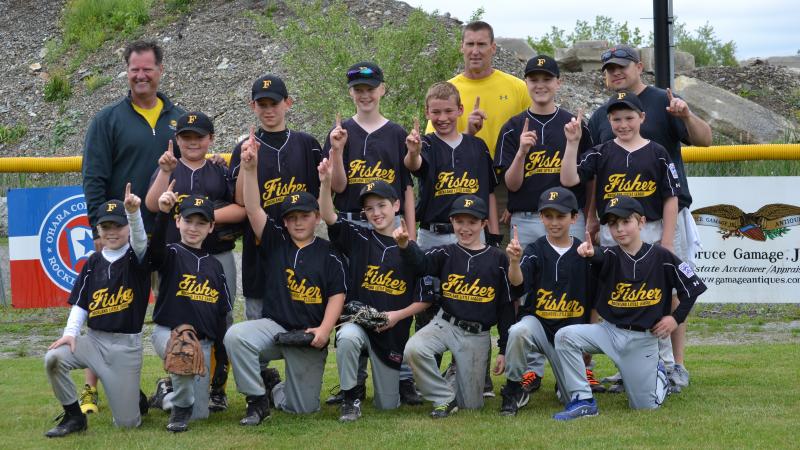 The first ever Oceanside Little League Baseball champions. (Photo by George Harvey)