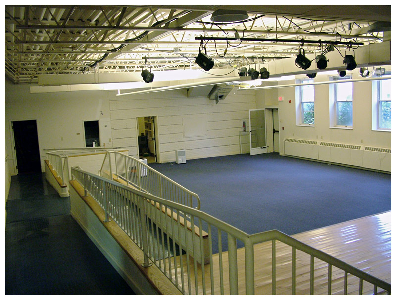 A smaller theater space adjacent to the main stage. (Photo by Ethan Andrews)