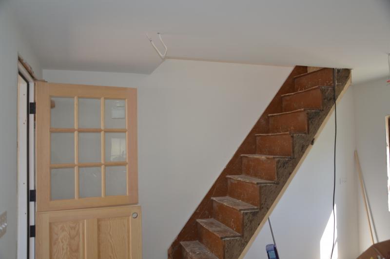 Inside, steep stairs will be incorporated into the bookstore design.